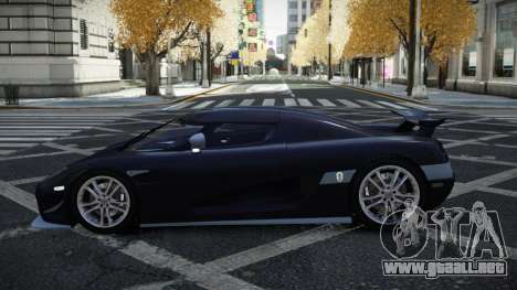Koenigsegg CCXR Jervaxofo para GTA 4
