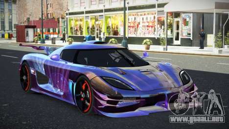 Koenigsegg Agera Jater S3 para GTA 4