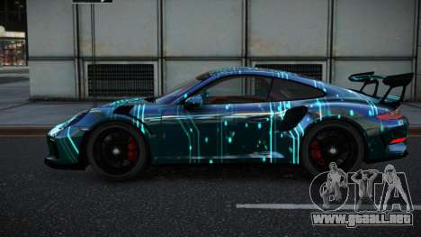 Porsche 911 GT Elnac S8 para GTA 4