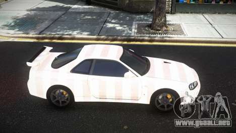 Nissan Skyline R34 Olasin S13 para GTA 4