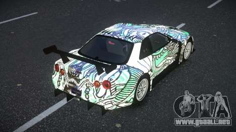 Nissan Skyline R34 Japhli S4 para GTA 4
