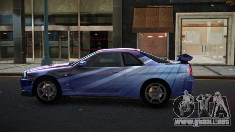 Nissan Skyline R34 Olasin S7 para GTA 4