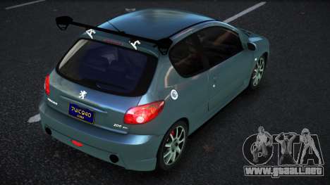 Peugeot 206 Cuxen para GTA 4