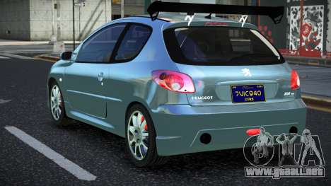 Peugeot 206 Cuxen para GTA 4