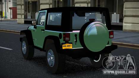 Jeep Wrangler Qobufuqe para GTA 4