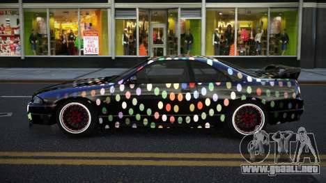 Nissan Skyline R33 Chriley S3 para GTA 4