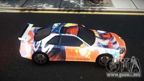 Nissan Skyline R34 Olasin S5 para GTA 4