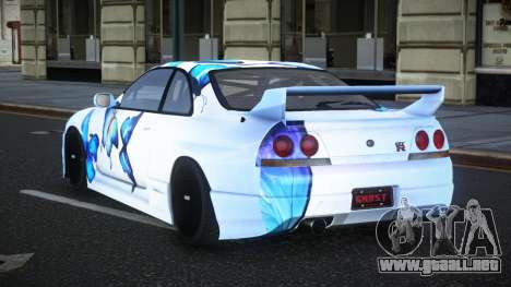 Nissan Skyline R33 GT-R Baslly S2 para GTA 4