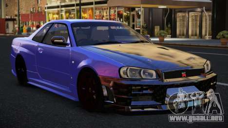 Nissan Skyline R34 Cijagas para GTA 4