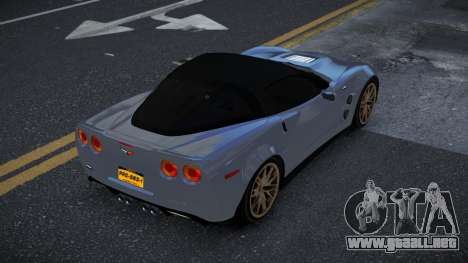 Chevrolet Corvette Pozpuce para GTA 4