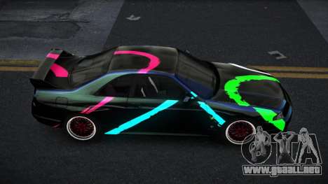 Nissan Skyline R33 Chriley S14 para GTA 4