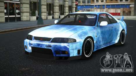 Nissan Skyline R33 Fersa S6 para GTA 4
