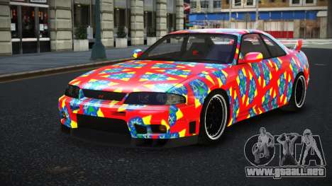 Nissan Skyline R33 Fersa S1 para GTA 4