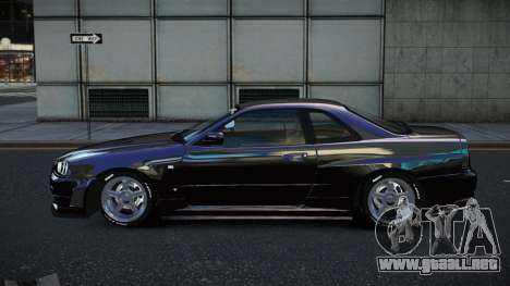 Nissan Skyline R34 Menhiluw para GTA 4