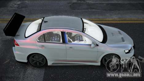 Mitsubishi Lancer Evolution X Wuxepamoz para GTA 4