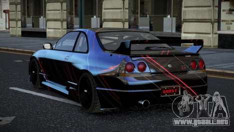 Nissan Skyline R33 GT-R Baslly S1 para GTA 4