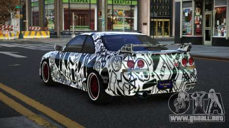 Nissan Skyline R33 Chriley S13 para GTA 4