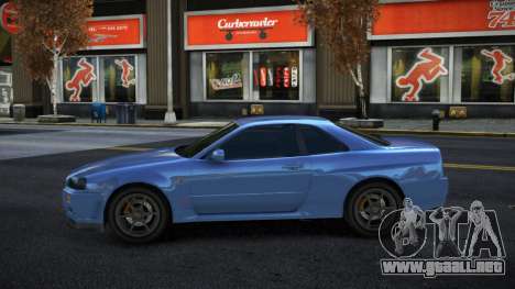 Nissan Skyline R34 Canxamuhu para GTA 4