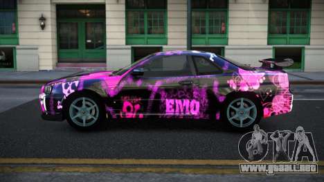 Nissan Skyline R34 Jashra S13 para GTA 4