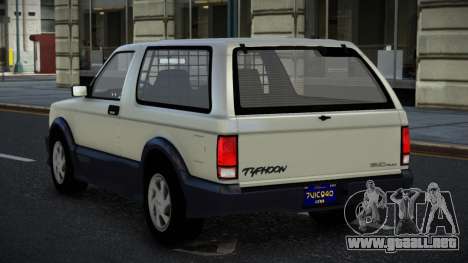 GMC Typhoon Kuqosu para GTA 4