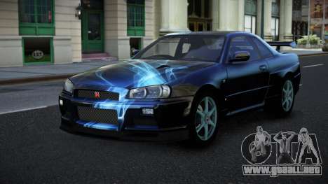Nissan Skyline R34 Jashra S5 para GTA 4