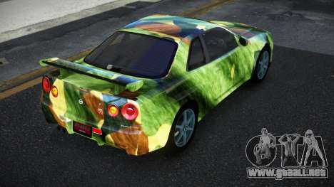 Nissan Skyline R34 Jashra S9 para GTA 4