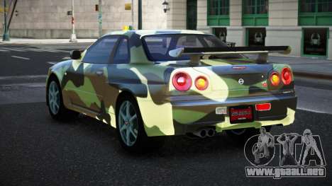 Nissan Skyline R34 Jashra S11 para GTA 4