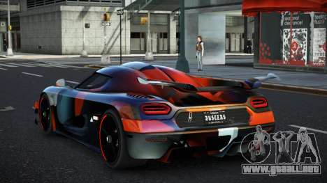 Koenigsegg Agera Jater S5 para GTA 4