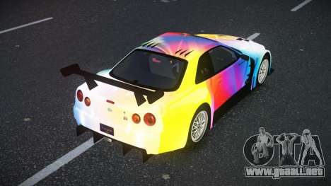Nissan Skyline R34 Japhli S12 para GTA 4
