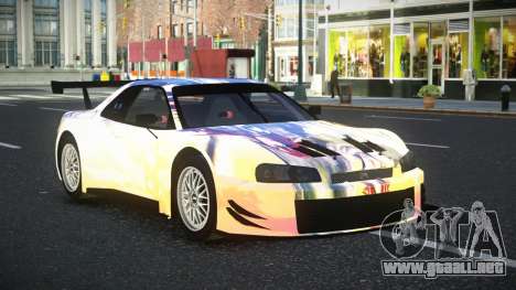 Nissan Skyline R34 Japhli S14 para GTA 4