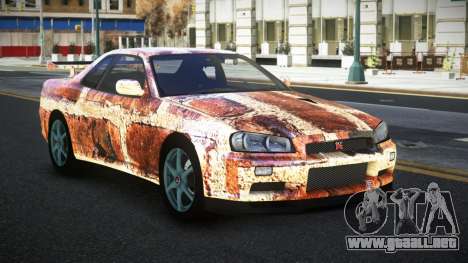 Nissan Skyline R34 Jashra S6 para GTA 4