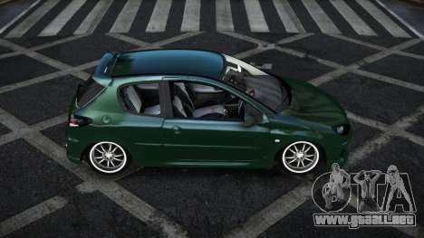 Peugeot 206 Wobaneni para GTA 4