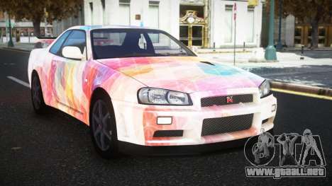 Nissan Skyline R34 Olasin S12 para GTA 4
