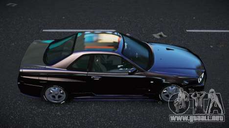 Nissan Skyline R34 Menhiluw para GTA 4
