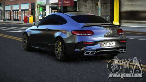 Mercedes-Benz C63S AMG Fibla para GTA 4
