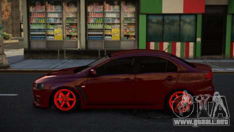 Mitsubishi Lancer Evolution X Xofiweyor para GTA 4