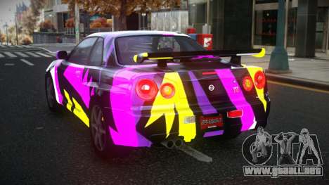 Nissan Skyline R34 Olasin S2 para GTA 4