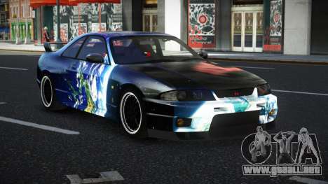 Nissan Skyline R33 Fersa S11 para GTA 4