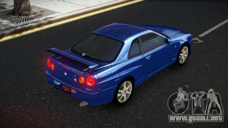 Nissan Skyline R34 Olasin para GTA 4