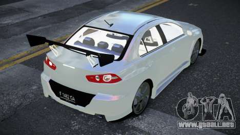 Mitsubishi Lancer Evolution X Wuxepamoz para GTA 4