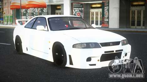 Nissan Skyline R33 GT-R Baslly S7 para GTA 4