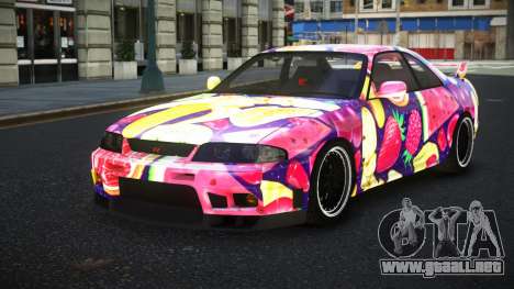 Nissan Skyline R33 Fersa S2 para GTA 4