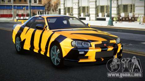Nissan Skyline R34 Jashra S14 para GTA 4
