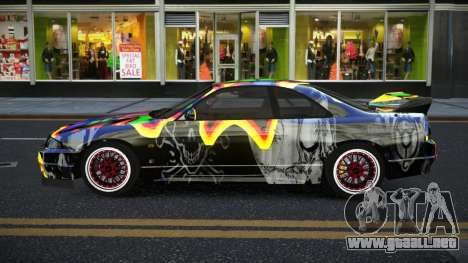 Nissan Skyline R33 Chriley S1 para GTA 4