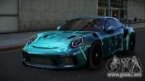 Porsche 911 GT Elnac S8 para GTA 4