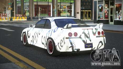 Nissan Skyline R33 Chriley S11 para GTA 4