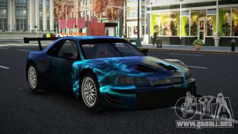 Nissan Skyline R34 Japhli S6 para GTA 4