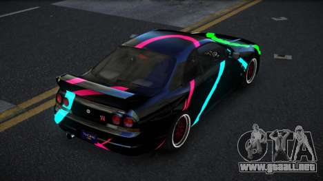 Nissan Skyline R33 Chriley S14 para GTA 4