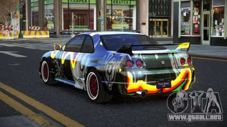 Nissan Skyline R33 Chriley S1 para GTA 4