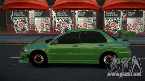 Mitsubishi Lancer Evolution VIII Quzafuro para GTA 4